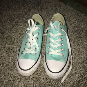 Teal Converse Size 8